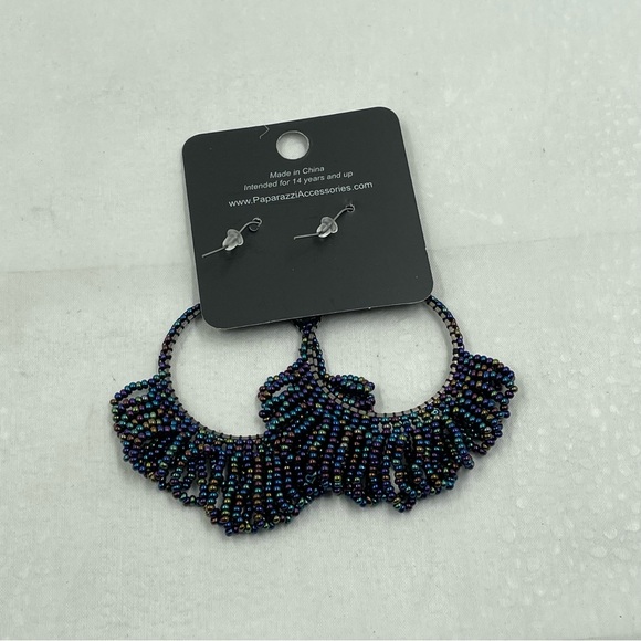 Paparazzi Iridescent Hoop Earring - Picture 7 of 8